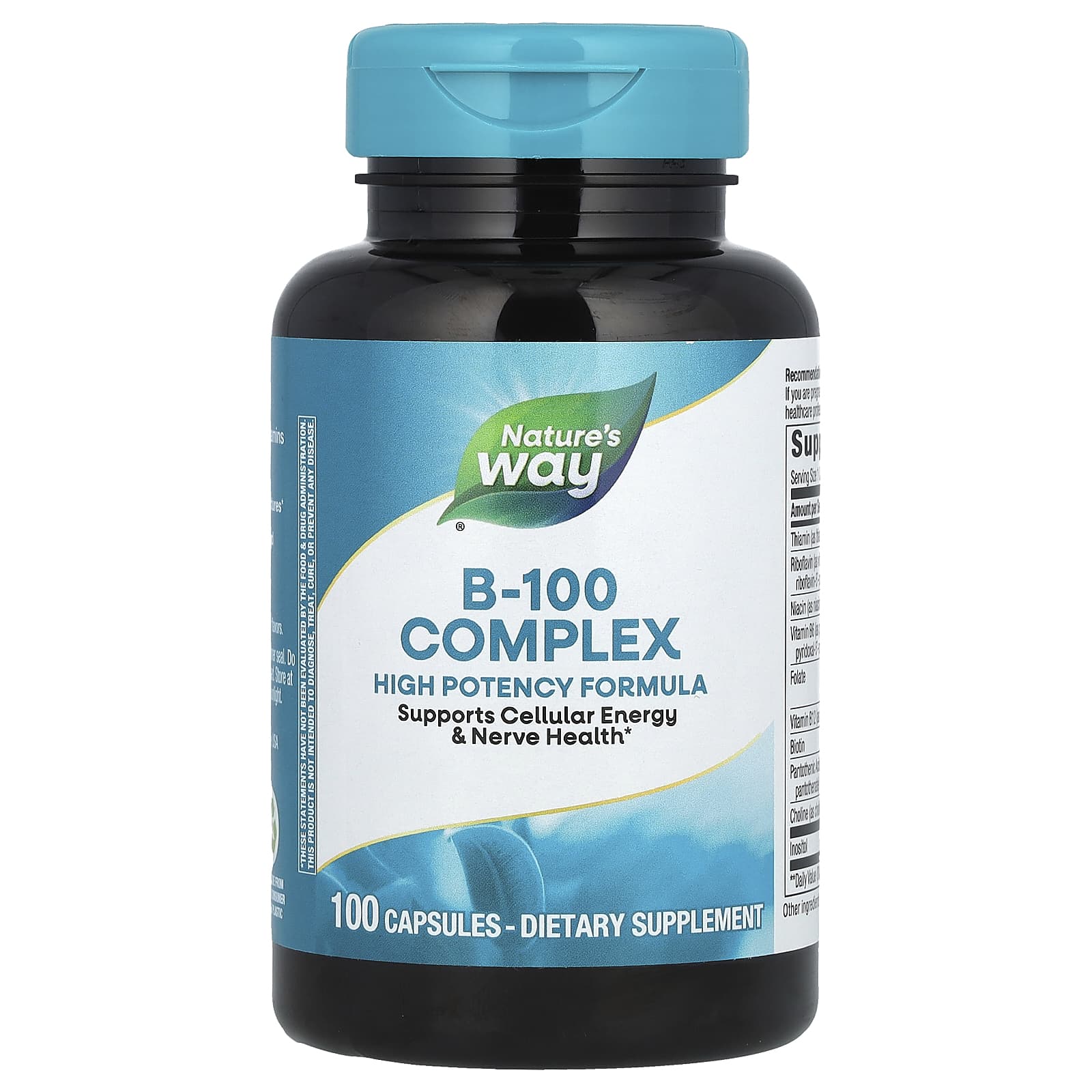 Nature’s Way, B-100 Complex, 100 Capsules UPC 033674405215 | Hilife Vitamins